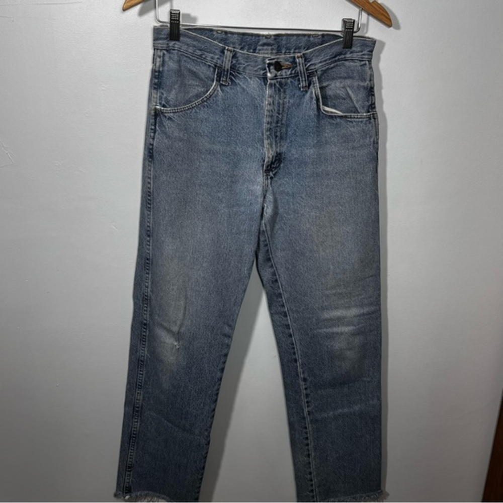 Unisex Vintage Rustler High Rise Straight Jeans